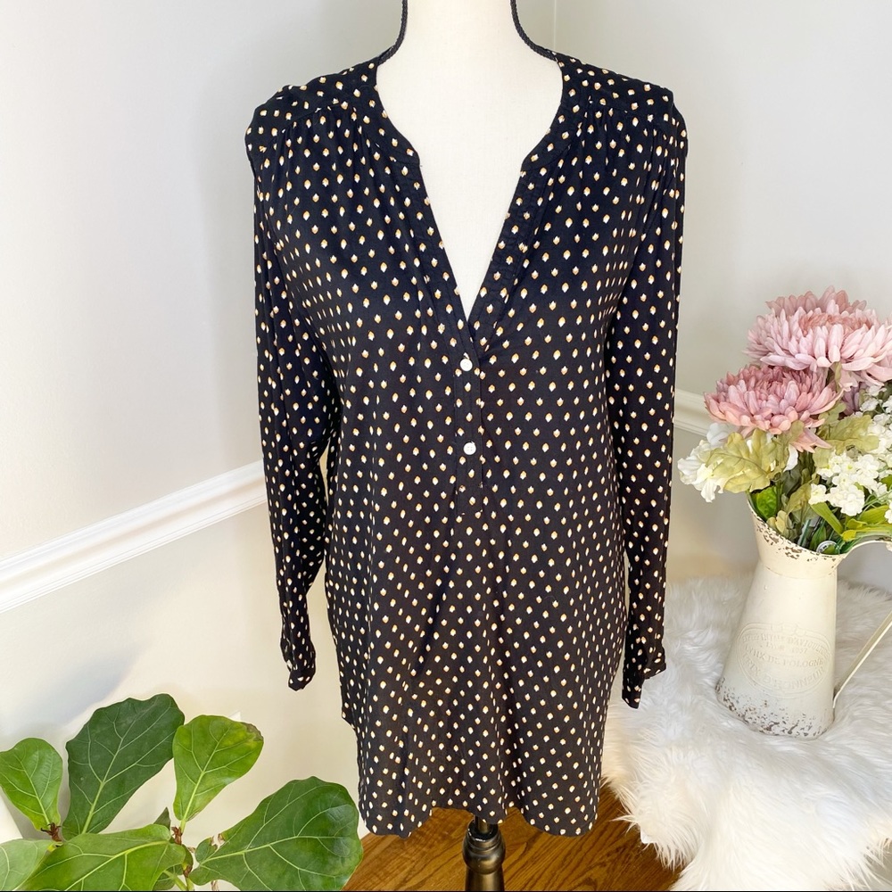 Old Navy Long Sleeve spotted  Tunic